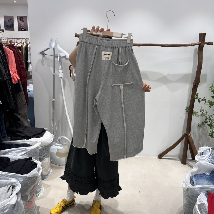 BLOOM韓國代購女士新品25春夏時尚推薦人氣真品休閑職業休閑褲BLOOM休閑褲