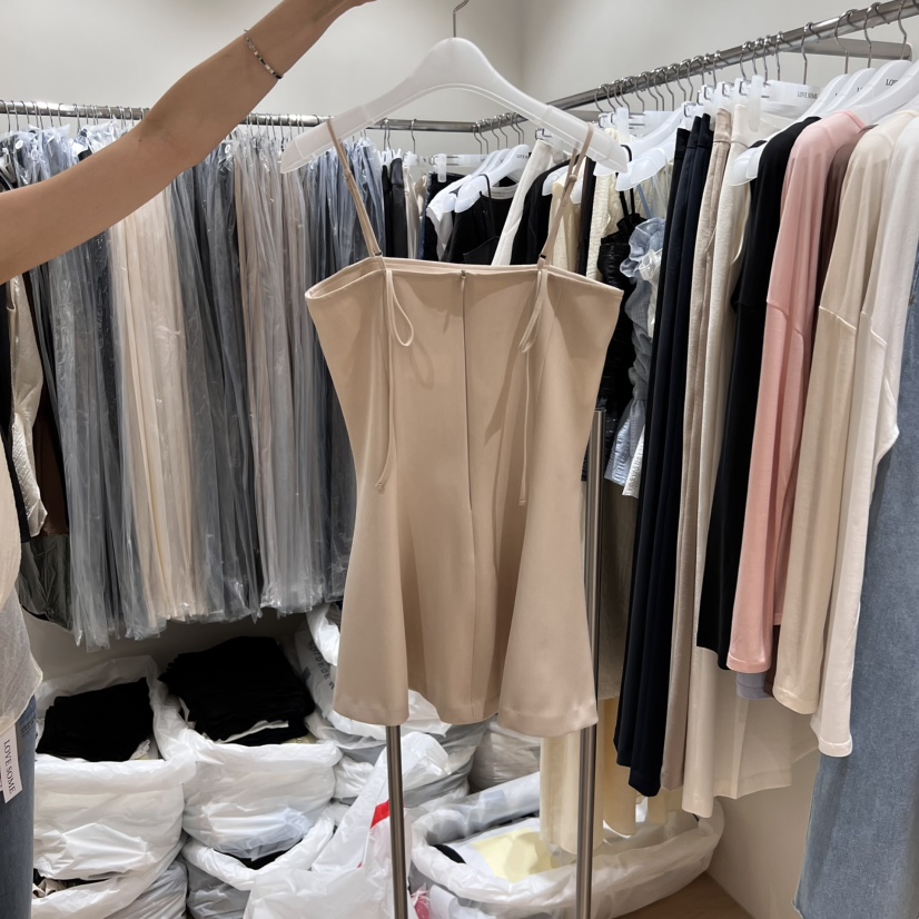 LOVE SOME東大門實拍女士新品真品休閑熱賣25春夏吊帶背心LOVE SOME吊帶/背心