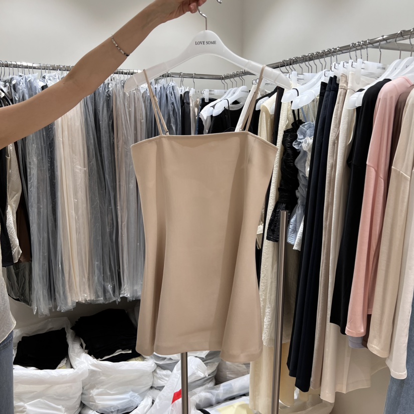 LOVE SOME東大門實拍女士新品真品休閑熱賣25春夏吊帶背心LOVE SOME吊帶/背心圖色1