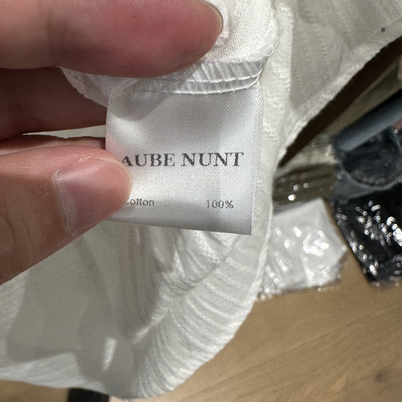 aube nunt韓國代購女裝新品人氣25春夏職業時尚襯衫蕾絲衫aube nunt襯衫/蕾絲衫