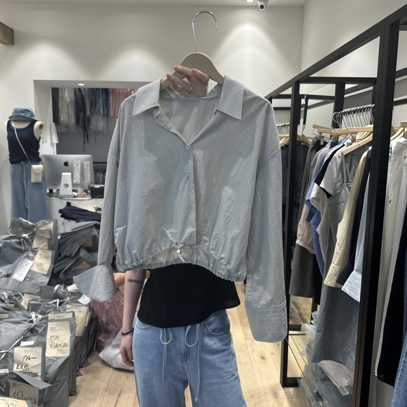 BRUNI/RICOTTA韓國代購女士新品真品時尚推薦人氣襯衫蕾絲衫BRUNI/RICOTTA襯衫/蕾絲衫圖色5