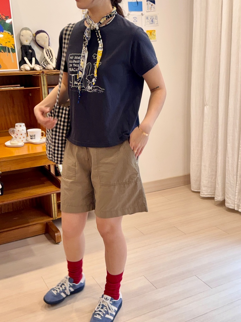 AT NOTE東大門直郵女士新款時尚熱賣職業推薦真品短褲口袋AT NOTE短褲