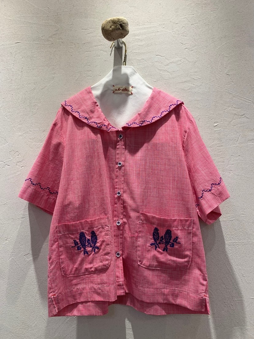 AT NOTE東大門代購女士新品推薦25春夏休閑襯衫蕾絲衫刺繡AT NOTE襯衫/蕾絲衫圖色2