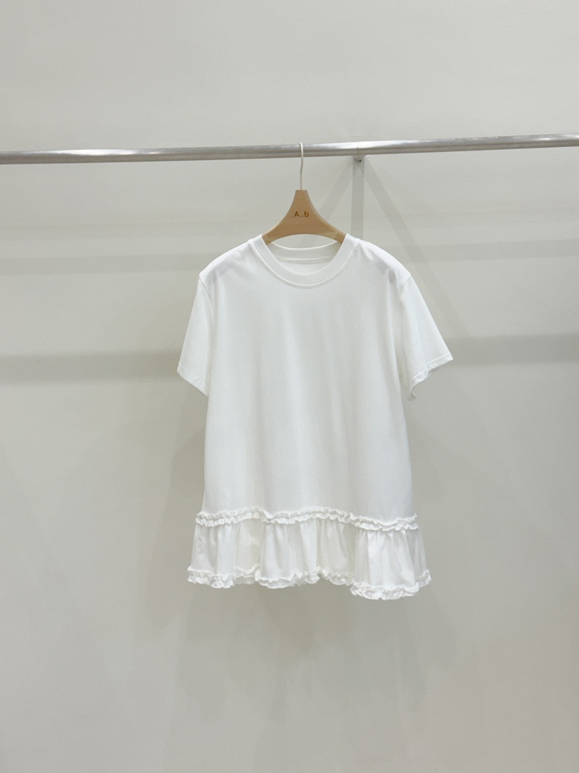 AUTUMN BEIGE PLUS韓國代購女裝新品人氣真品25春夏時尚T恤A.b/AUTUMN BEIGET恤圖色2