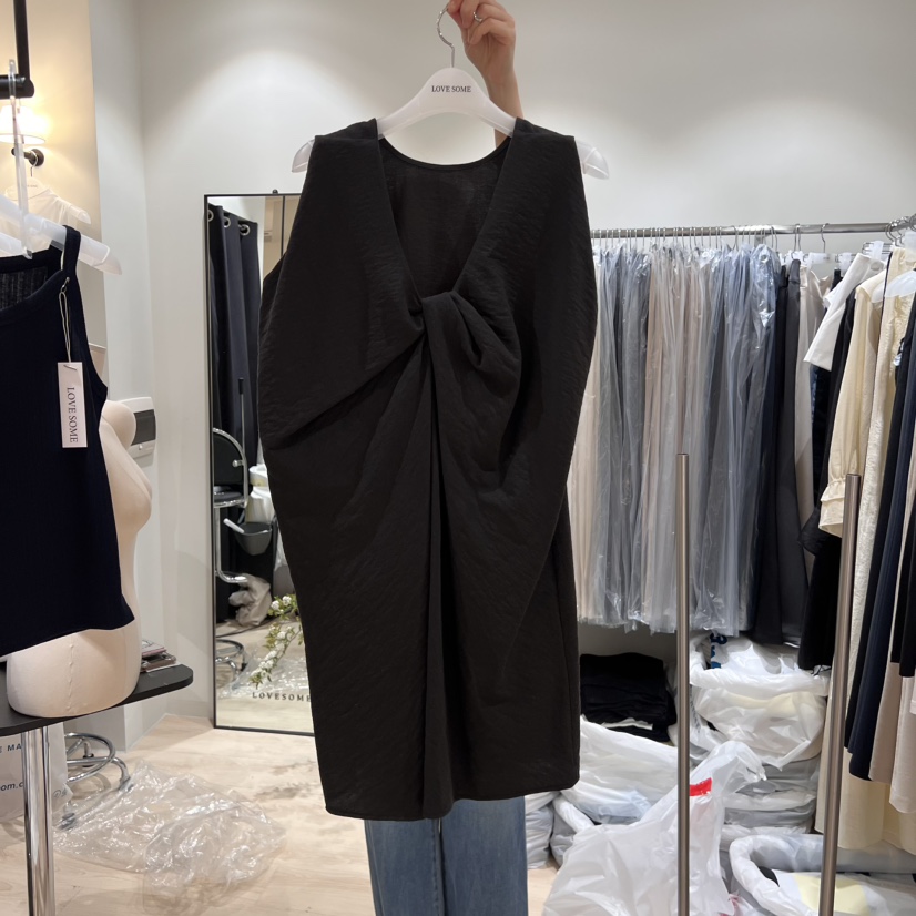 LOVE SOME東大門實拍女士新品真品時尚休閑25春夏連衣裙亞麻LOVE SOME連衣裙圖色3