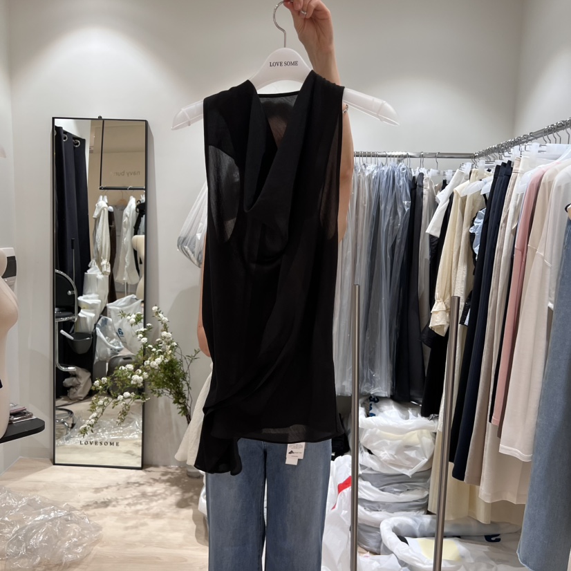 LOVE SOME東大門直郵女裝新品休閑職業25春夏推薦吊帶背心LOVE SOME吊帶/背心圖色2