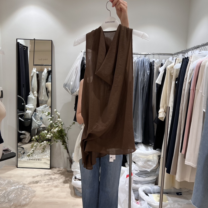 LOVE SOME東大門直郵女裝新品休閑職業25春夏推薦吊帶背心LOVE SOME吊帶/背心圖色3