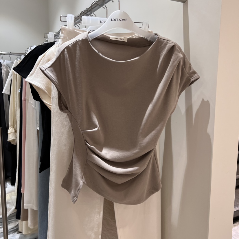 LOVE SOME東大門直郵女士新品人氣時尚25春夏熱賣真品職業T恤LOVE SOMET恤圖色4
