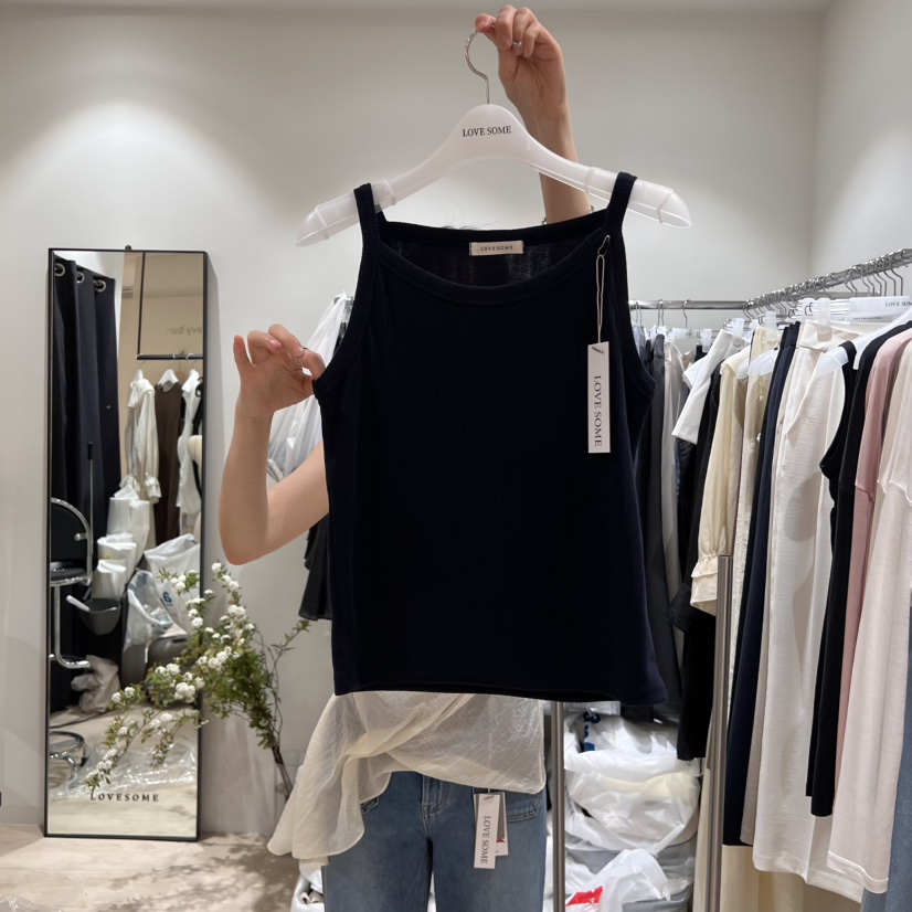 LOVE SOME東大門代購女裝新款真品休閑人氣熱賣時尚吊帶背心LOVE SOME吊帶/背心圖色3