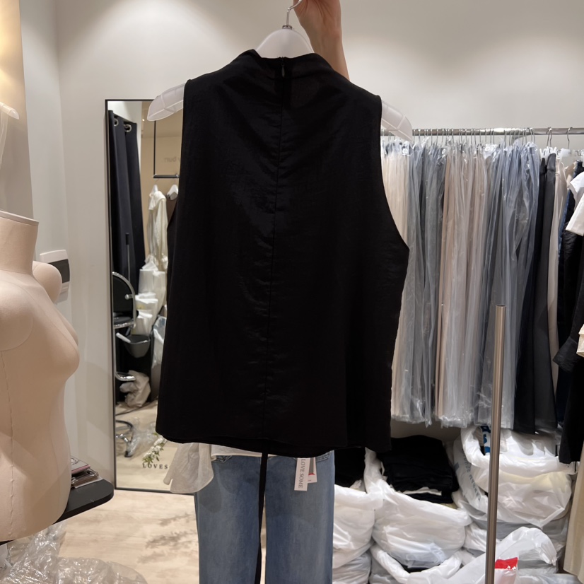 LOVE SOME東大門實拍女士新品熱賣人氣吊帶背心含腰繩腰帶LOVE SOME吊帶/背心