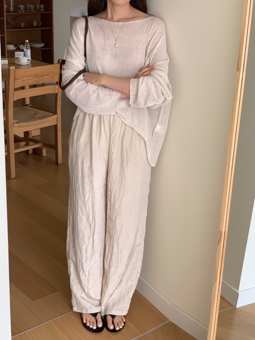 PLANTS ON GRAY東大門直郵女裝新款人氣時尚25春夏休閑褲PLANTS ON GRAY休閑褲