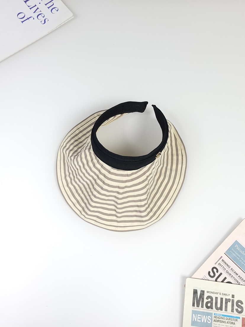 THE HAT-P東大門直郵女士新款25春夏熱賣職業時尚帽子條紋THE HAT帽子