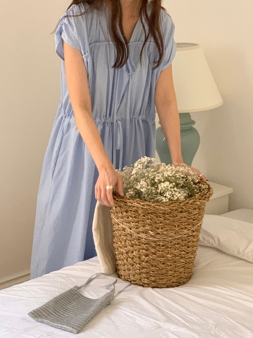 PLANTS ON GRAY韓國代購女士新款休閑25春夏熱賣人氣連衣裙PLANTS ON GRAY連衣裙