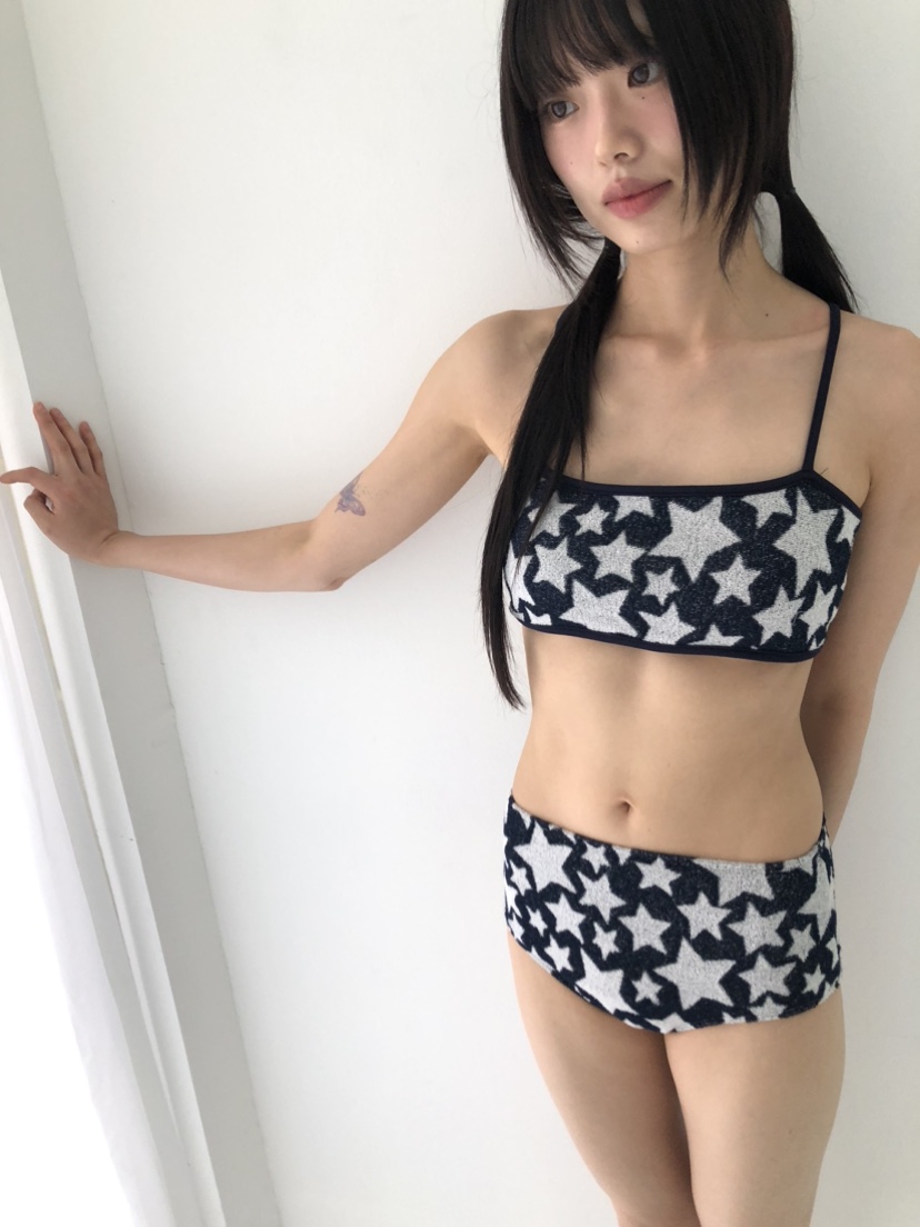 FLASH東大門實拍女士新品職業時尚25春夏人氣推薦休閑真品泳裝FLASH泳裝