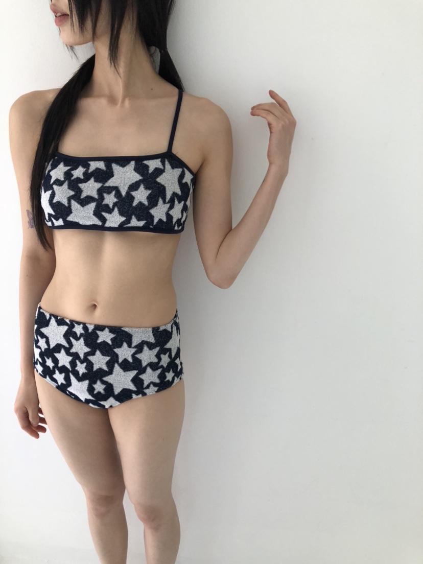 FLASH東大門實拍女士新品職業時尚25春夏人氣推薦休閑真品泳裝FLASH泳裝