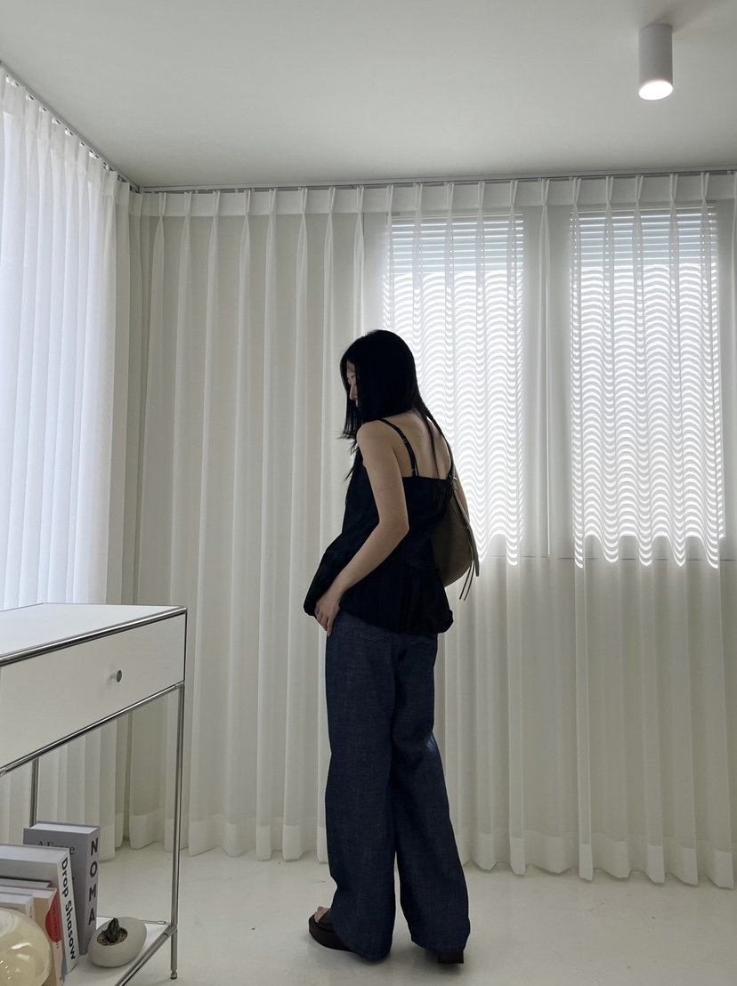 LEMATIN韓國代購女士新款職業推薦熱賣真品人氣25春夏牛仔褲亞麻LEMATIN牛仔褲
