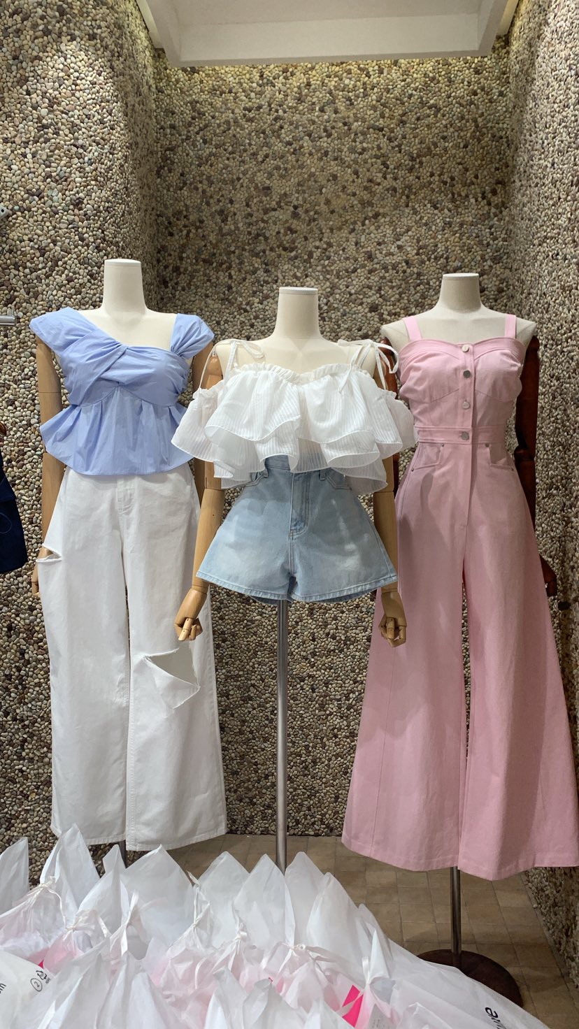 2TWO MOON韓國代購女裝新款25春夏時尚職業真品推薦吊帶背心2TWO MOON吊帶/背心