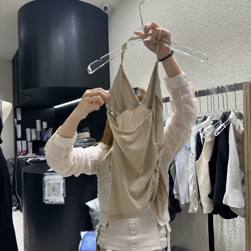 LESSEN韓國直郵女士新品人氣休閑真品職業25春夏時尚吊帶背心LESSEN吊帶/背心