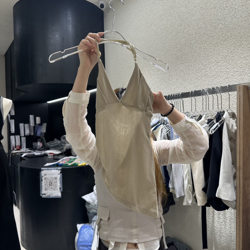 LESSEN韓國直郵女士新品人氣休閑真品職業25春夏時尚吊帶背心LESSEN吊帶/背心圖色2