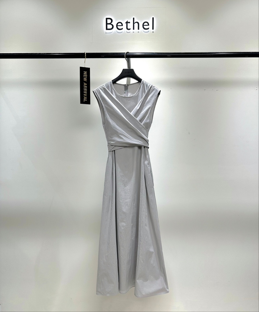 BETHEL東大門代購女裝新款25春夏真品人氣推薦時尚熱賣連衣裙BETHEL連衣裙圖色2