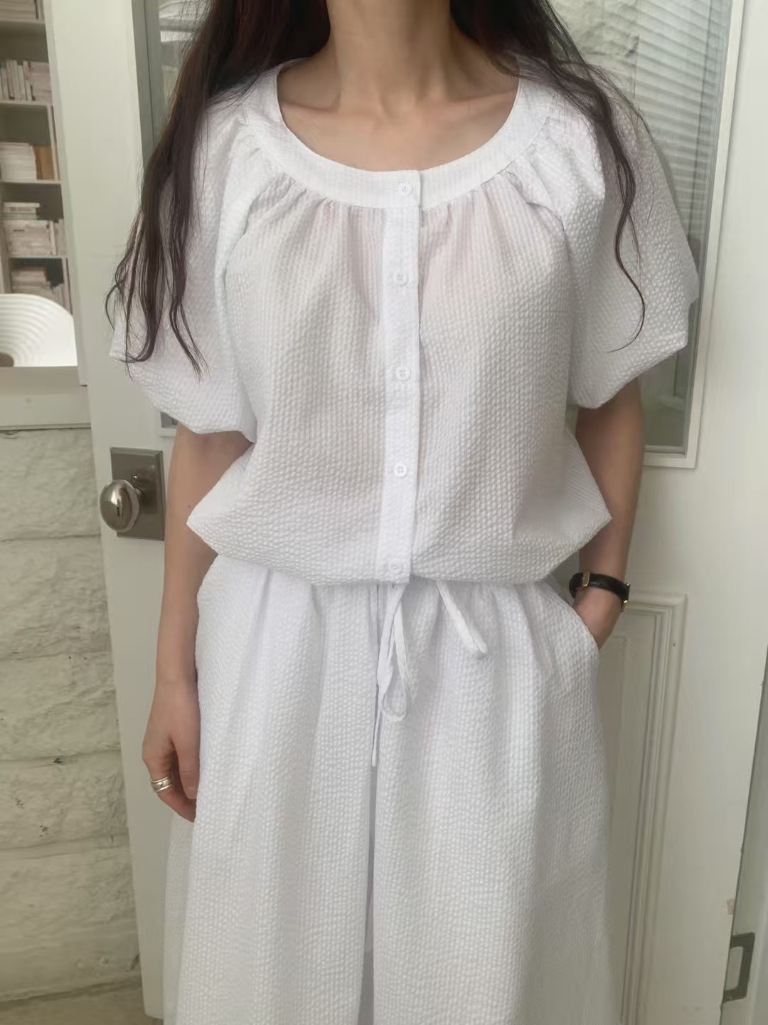 FLAMINGO東大門直郵女裝新品休閑推薦時尚真品熱賣25春夏套裝FLAMINGO套裝