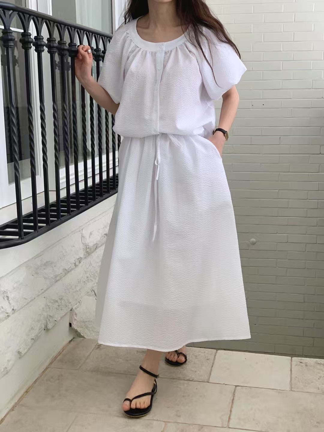 FLAMINGO東大門直郵女裝新品休閑推薦時尚真品熱賣25春夏套裝FLAMINGO套裝