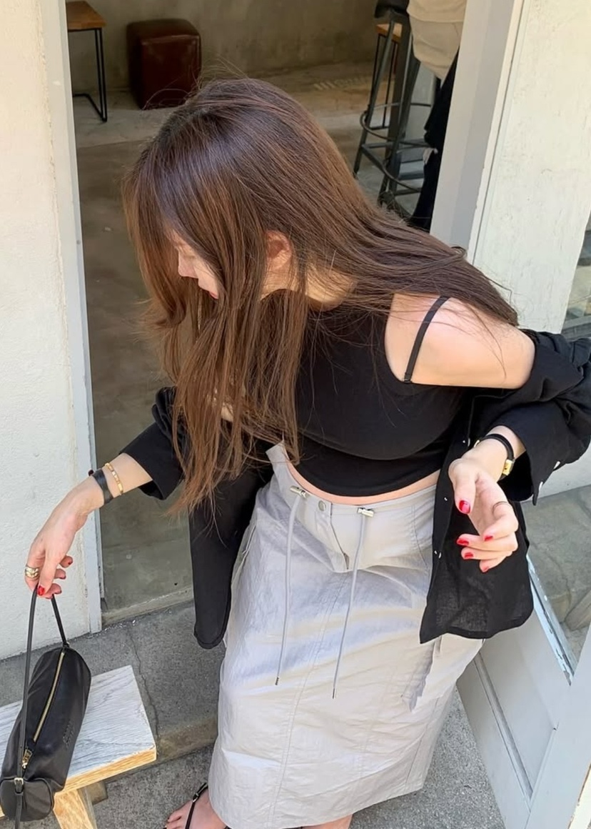 husbee韓國代購㊣女裝新品休閑襯衫蕾絲衫不含內搭亞麻寬松husbee襯衫/蕾絲衫