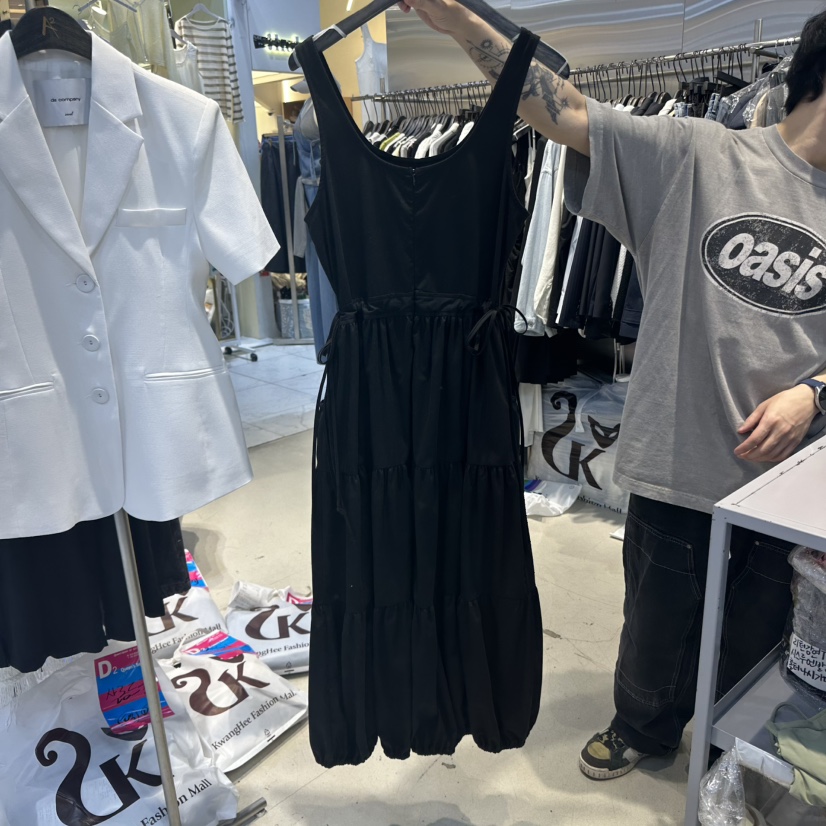 A2/D2韓國代購㊣女士新款25春夏休閑真品職業推薦時尚連衣裙A2/D2連衣裙
