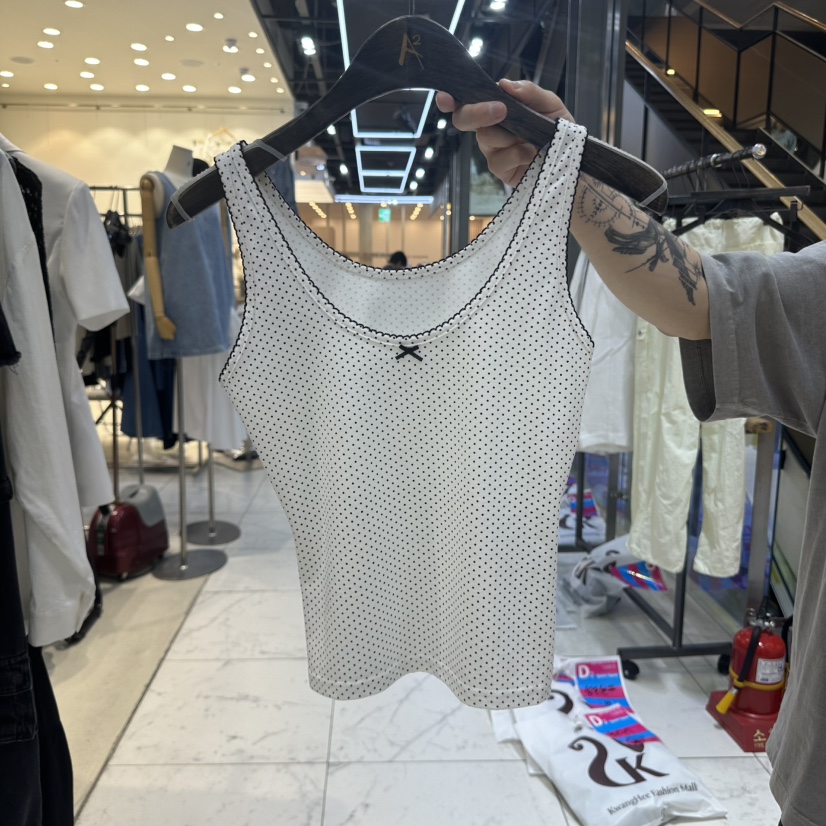 A2/D2東大門㊣代購女裝新款休閑熱賣真品25春夏人氣吊帶背心A2/D2吊帶/背心圖色1
