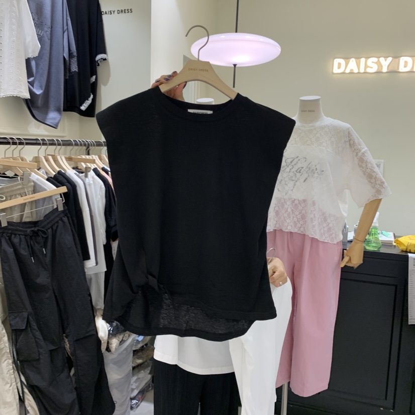 DAISY DRESS東大門㊣實拍女裝新品職業時尚25春夏推薦人氣T恤DAISY DRESST恤