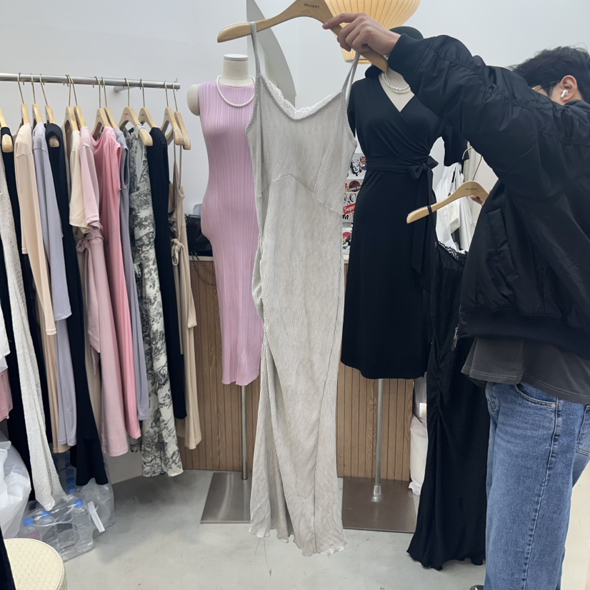DELIGHT-Q韓國直郵㊣女士新款職業熱賣25春夏人氣真品連衣裙DELIGHT-Q連衣裙