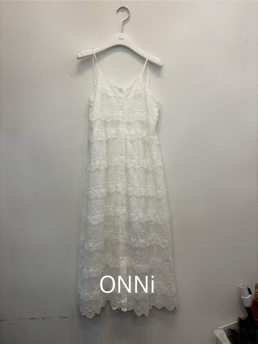 ONNI-P韓國直郵東大門代購女裝新品24春夏休閑職業連衣裙LADYBLACK連衣裙