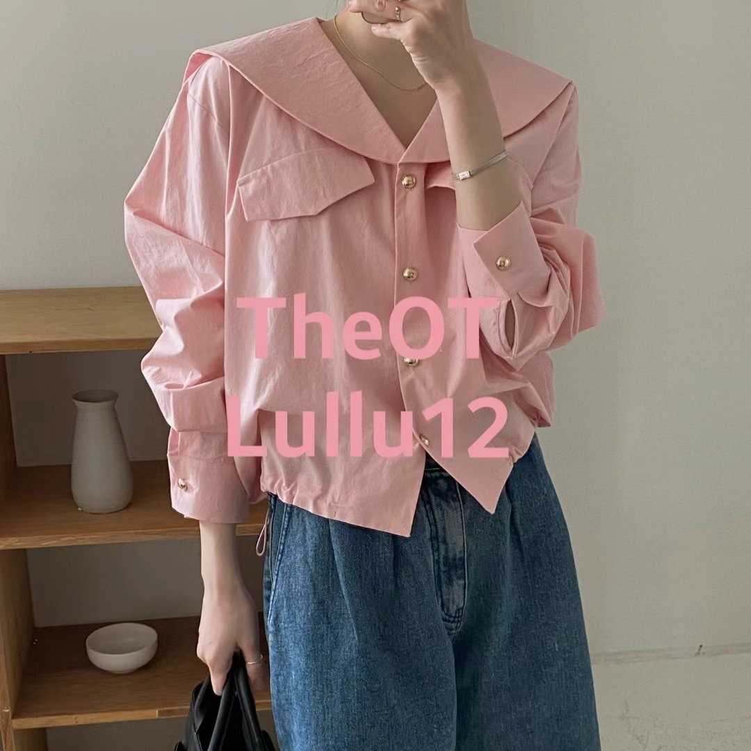 LULLU12-룰루12-OT直郵韓國代購女裝新品真品襯衫蕾絲衫LULLU12-룰루12-OT襯衫/蕾絲衫