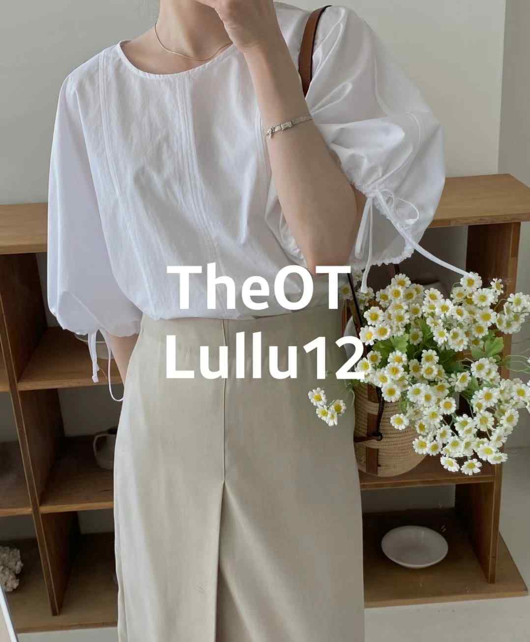 LULLU12-룰루12-OT韓國直郵女裝新款24春夏襯衫蕾絲衫LULLU12-룰루12-OT襯衫/蕾絲衫