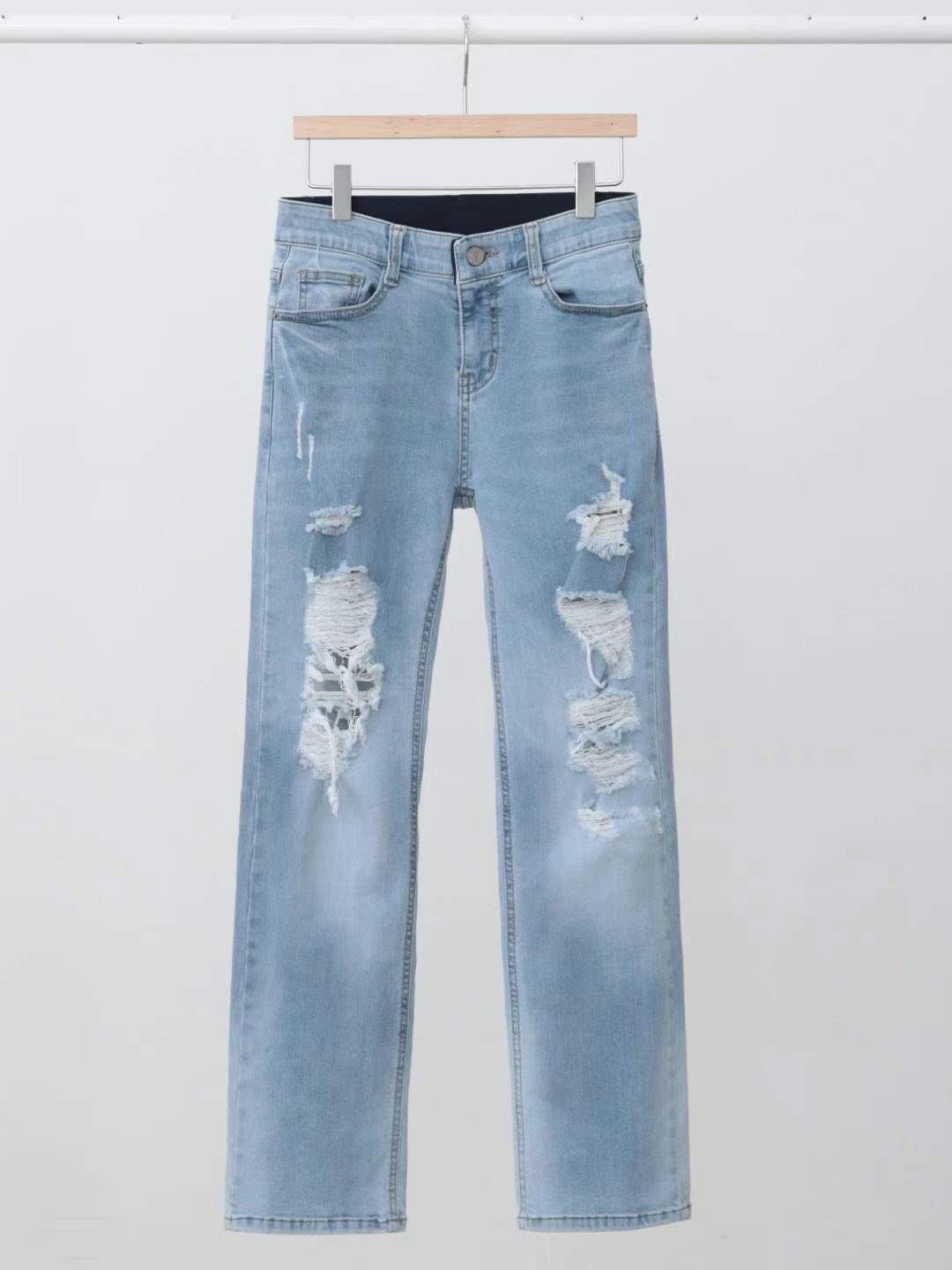 FLY DENIM韓國直郵東大門實拍女裝新品24春夏時尚牛仔褲FLY DENIM牛仔褲