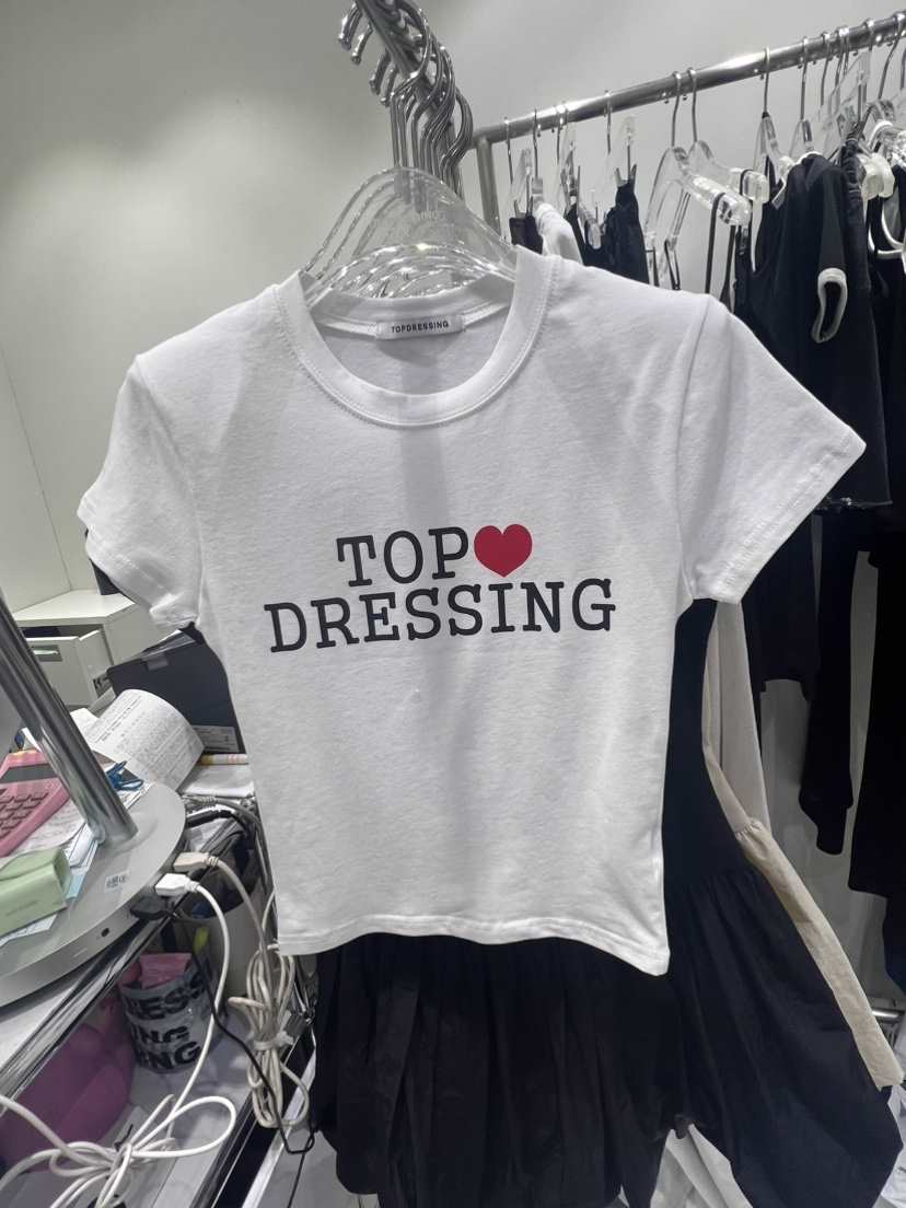 TOPDRESSING韓國直郵女裝新品職業人氣真品推薦休閑熱賣T恤The BrunchT恤