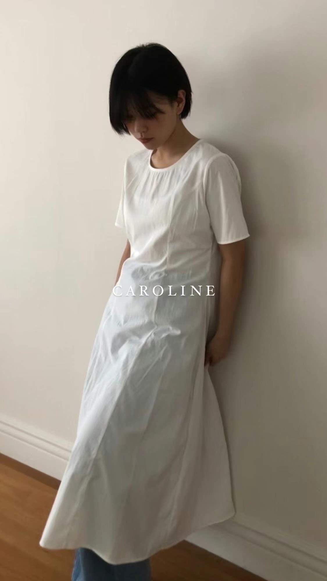 CAROLINE韓國直郵女裝新款真品時尚熱賣人氣休閑24春夏連衣裙CARO_LINE連衣裙