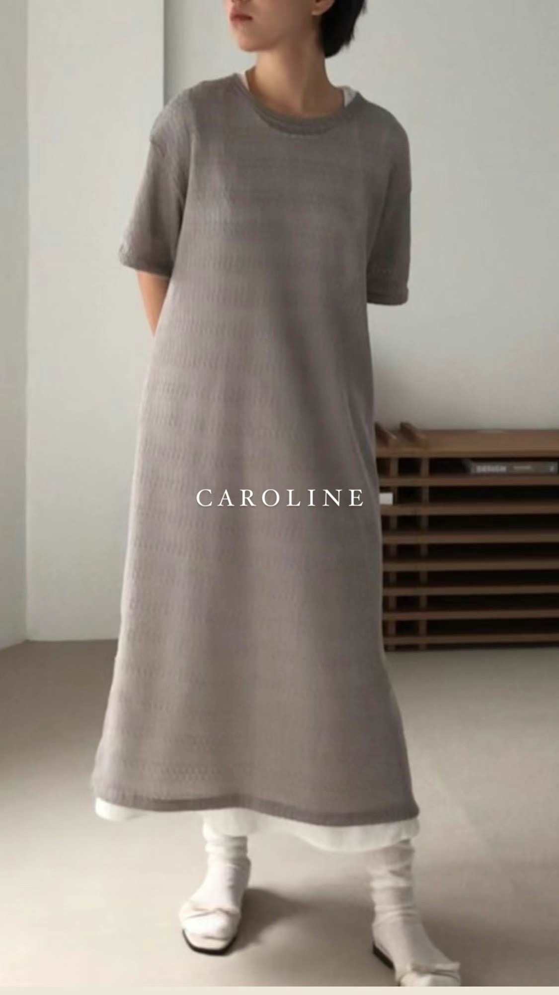 CAROLINE韓國直郵東大門代購女裝新品職業推薦24春夏連衣裙CARO_LINE連衣裙