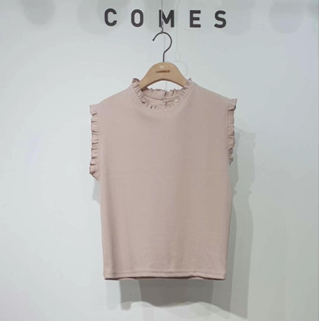 COMES-컴즈-OT直郵韓國代購女士新款真品休閑職業24秋夏T恤COMES-컴즈-OTT恤