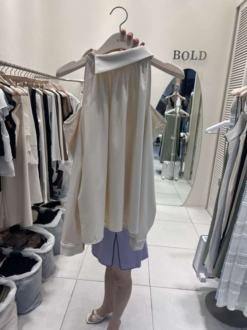 BOLD-Q韓國直郵東大門實拍女裝新品人氣熱賣24春夏襯衫蕾絲衫BOLD襯衫/蕾絲衫