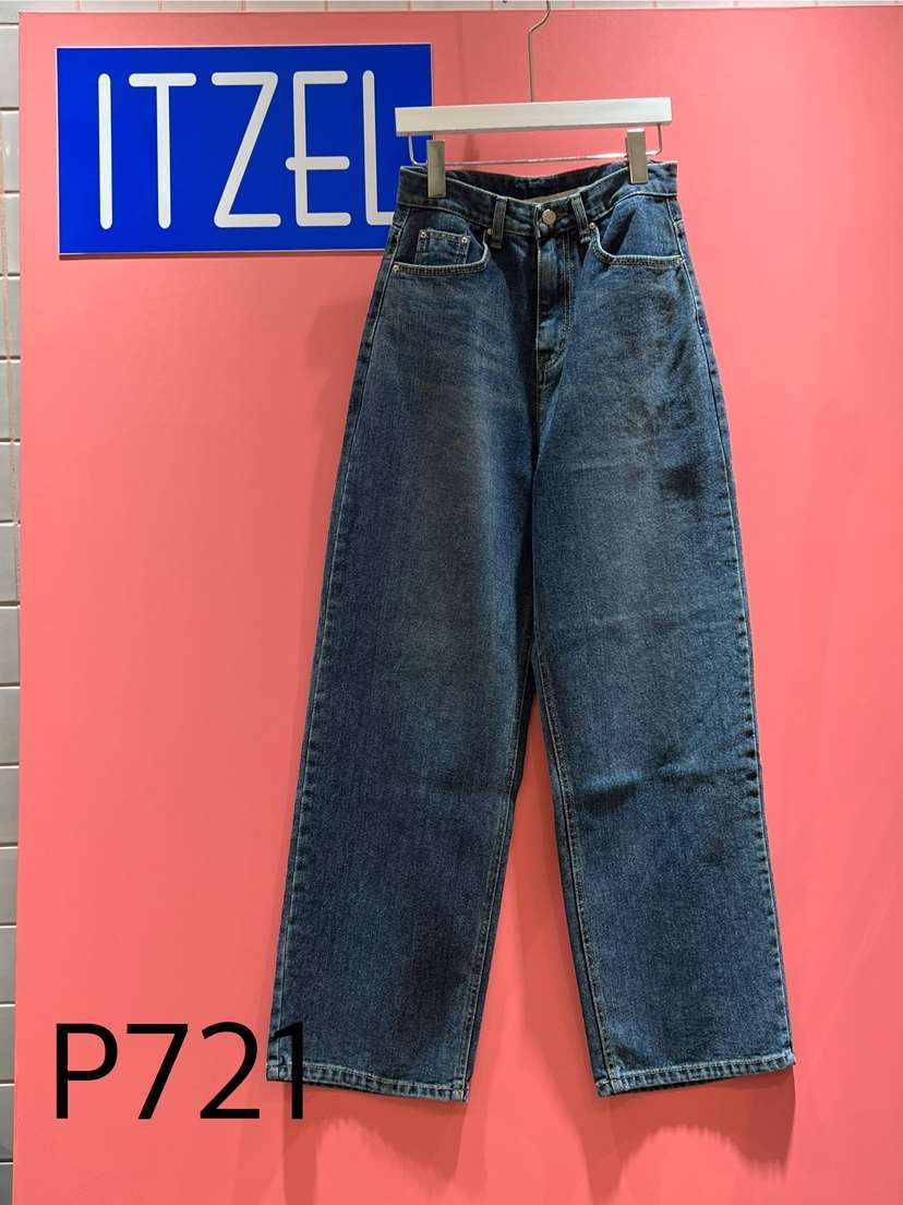 ITZEL韓國直郵女裝新品推薦時尚職業人氣24春夏休閑牛仔褲ITZEL牛仔褲