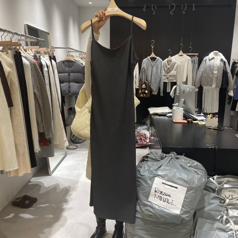 101SHOWROOM/AYCE韓國直郵東大門實拍女裝新品24秋冬連衣裙羊毛101SHOWROOM/AYCE連衣裙