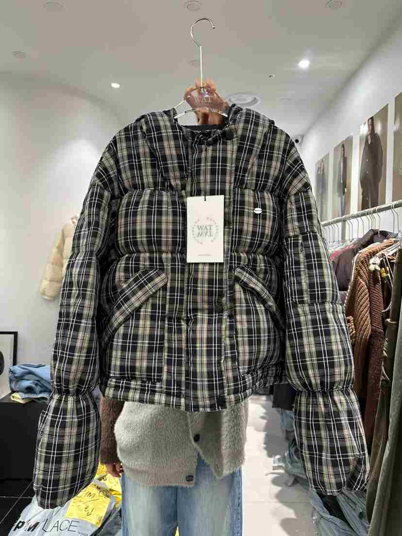 WATERMELON韓國直郵女裝新品熱賣24秋冬短款羽絨服填充鴨絨WATERMELON短款羽絨服