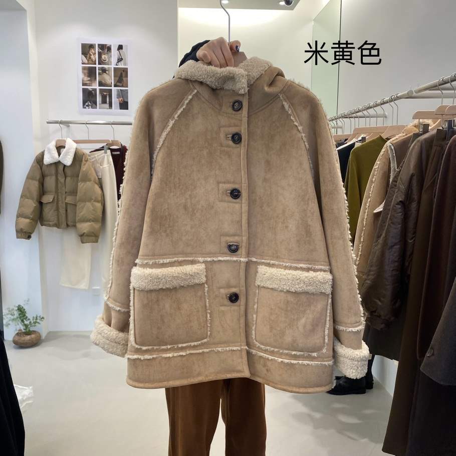 RIVER RAIN直郵韓國代購女裝新品時尚真品人氣熱賣中長款大衣RIVER RAIN中長款大衣