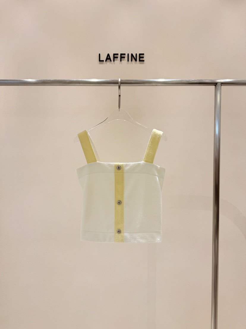 LAFFINE-P韓國直郵女裝新款熱賣休閑真品職業推薦吊帶背心LAFFINE-P吊帶/背心