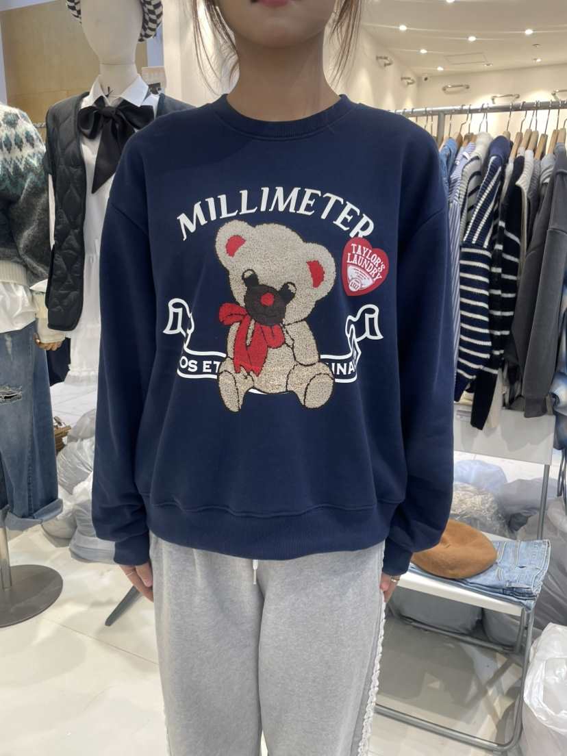 MILLIMETER韓國直郵東大門代購女裝新品職業熱賣推薦休閑衛衣MILLIMETER衛衣