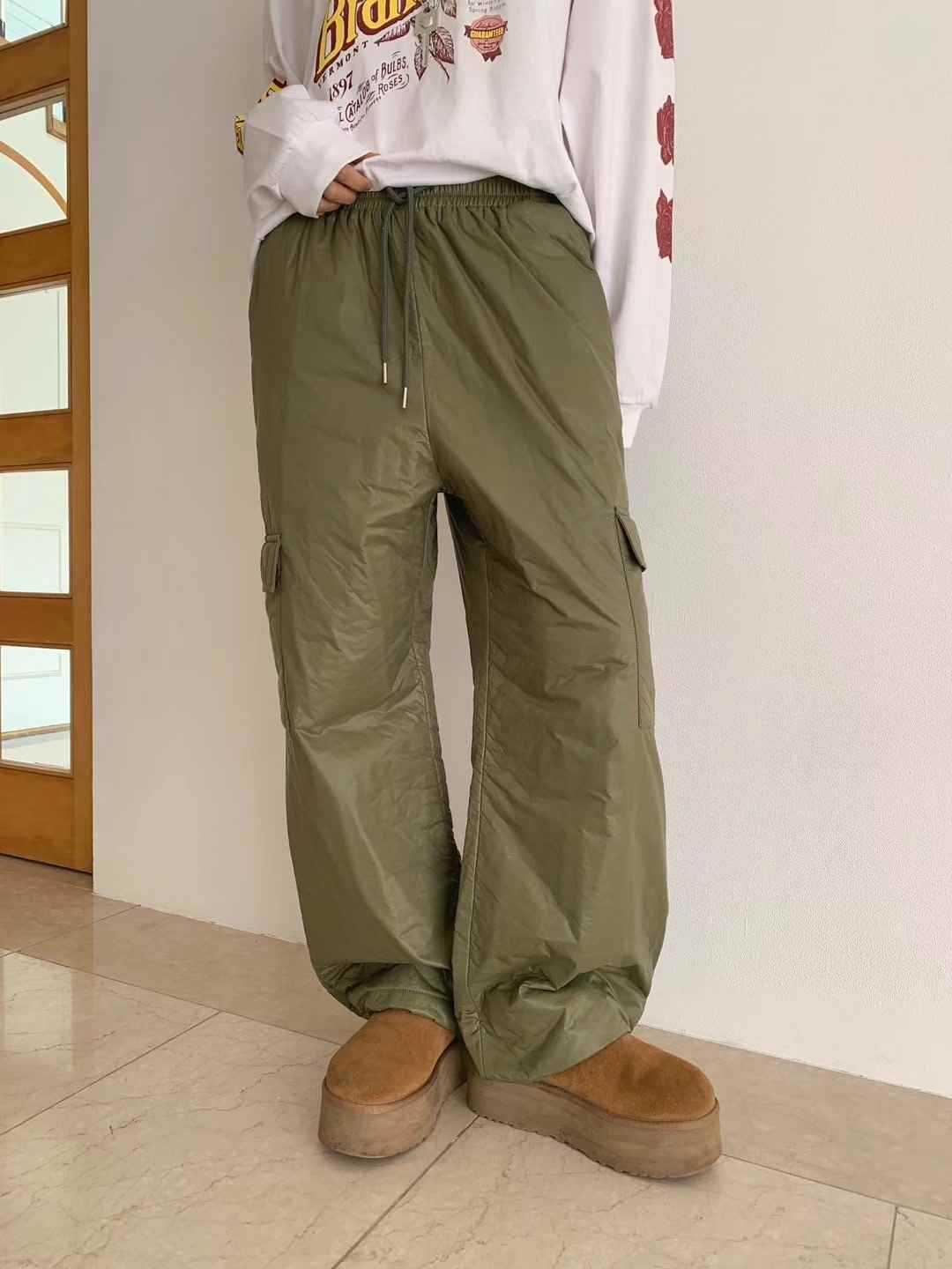 OWL東大門代購女裝新款休閑熱賣24秋夏職業時尚人氣休閑褲填充OWL休閑褲