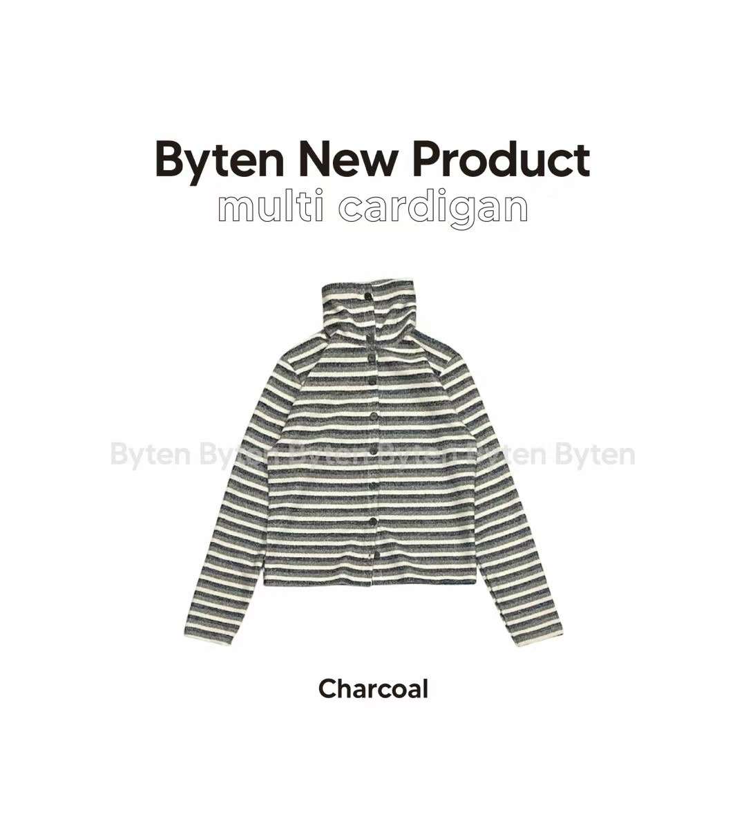 BYTEN韓國代購女裝新款人氣推薦休閑24秋夏職業長袖T恤開衫BYTEN長袖T恤