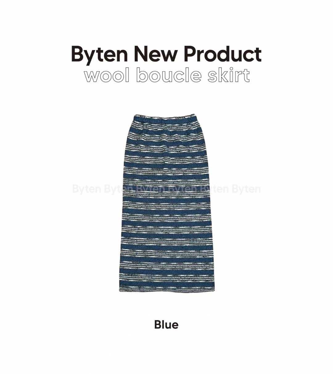 BYTEN東大門代購女士新品人氣24秋夏時尚推薦休閑熱賣真品長裙BYTEN長裙