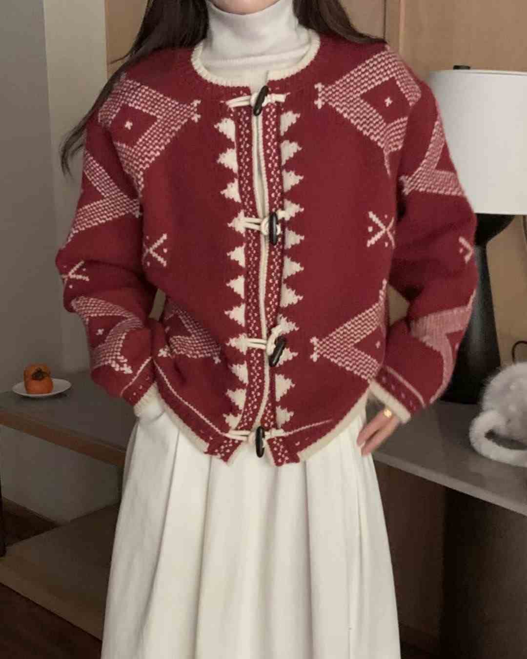 MELROSE韓國直郵女裝新品真品24秋冬職業時尚休閑人氣針織衫MELROSE針織衫